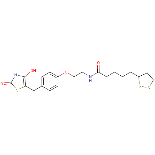 Chemical structure of BindingDB Monomer ID 50190425