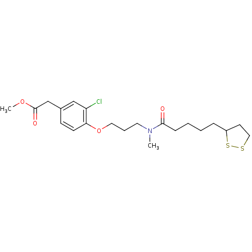 Chemical structure of BindingDB Monomer ID 50190426
