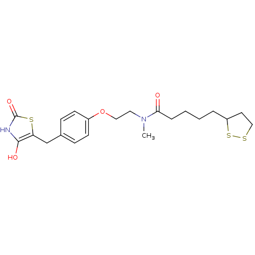 Chemical structure of BindingDB Monomer ID 50190427