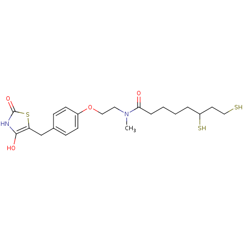 Chemical structure of BindingDB Monomer ID 50190428