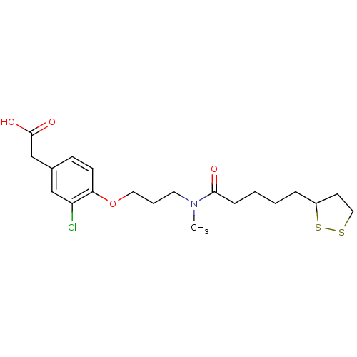 Chemical structure of BindingDB Monomer ID 50190432