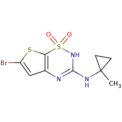 Chemical structure of BindingDB Monomer ID 50190502