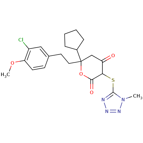 Chemical structure of BindingDB Monomer ID 50190956
