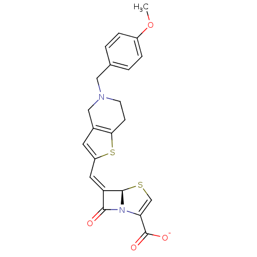 Chemical structure of BindingDB Monomer ID 50191381