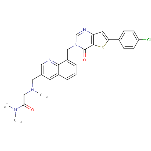 Chemical structure of BindingDB Monomer ID 50191755