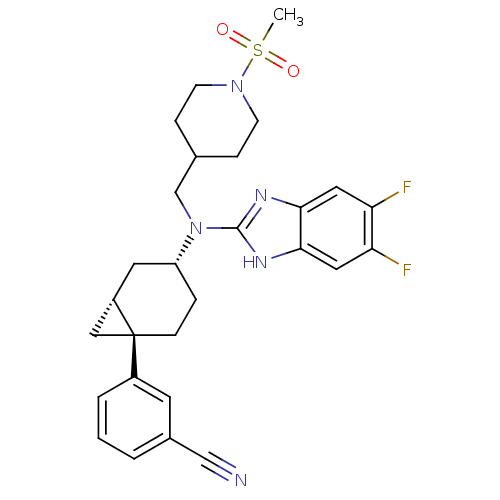 Chemical structure of BindingDB Monomer ID 50192618