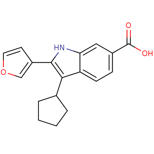 Chemical structure of BindingDB Monomer ID 50193059