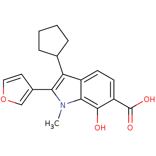 Chemical structure of BindingDB Monomer ID 50193063