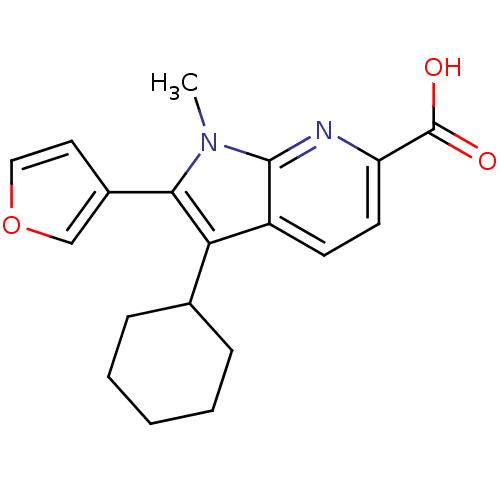 Chemical structure of BindingDB Monomer ID 50193069