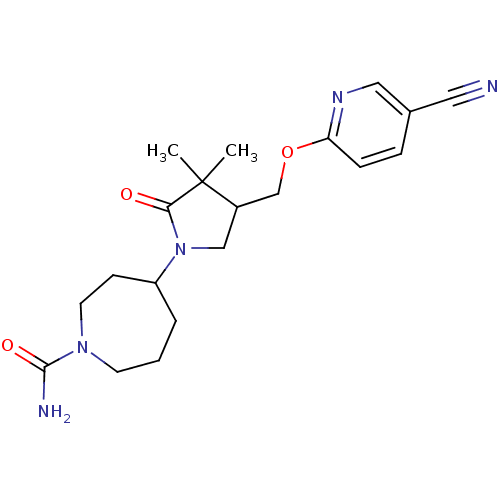 Chemical structure of BindingDB Monomer ID 50193800