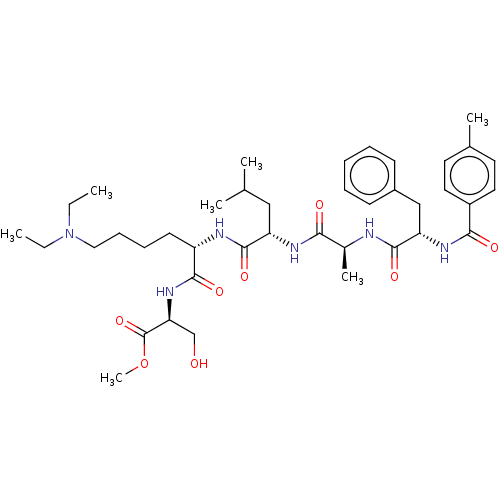 Chemical structure of BindingDB Monomer ID 50194257