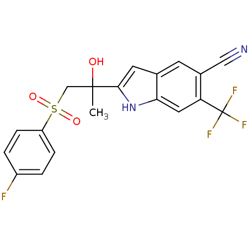 Chemical structure of BindingDB Monomer ID 50194343
