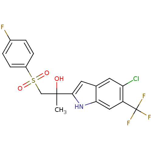 Chemical structure of BindingDB Monomer ID 50194345