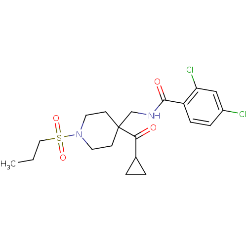 Chemical structure of BindingDB Monomer ID 50195165