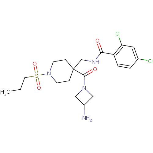 Chemical structure of BindingDB Monomer ID 50195175