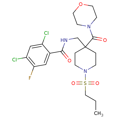 Chemical structure of BindingDB Monomer ID 50195181