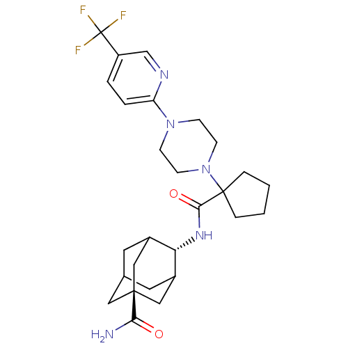 Chemical structure of BindingDB Monomer ID 50195286