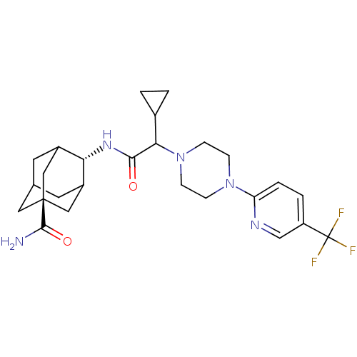 Chemical structure of BindingDB Monomer ID 50195301
