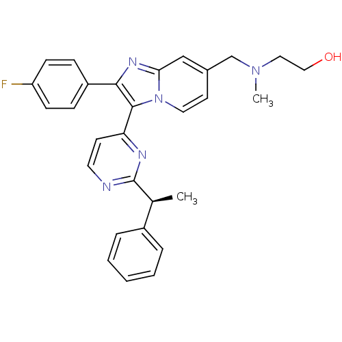 Chemical structure of BindingDB Monomer ID 50195435
