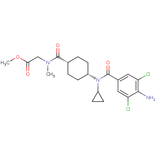 Chemical structure of BindingDB Monomer ID 50195498