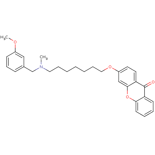 Chemical structure of BindingDB Monomer ID 50195726