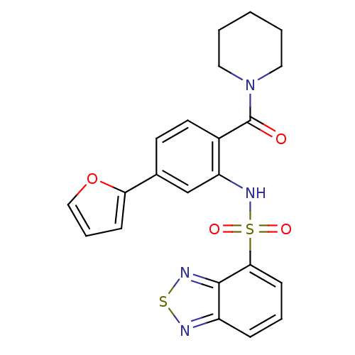 Chemical structure of BindingDB Monomer ID 50196195