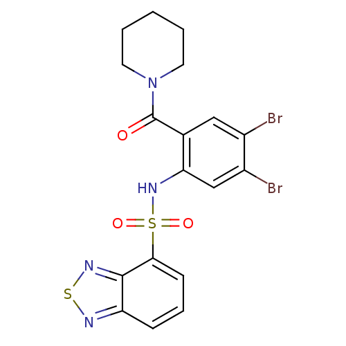 Chemical structure of BindingDB Monomer ID 50196215