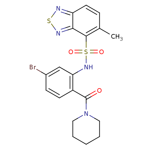 Chemical structure of BindingDB Monomer ID 50196220
