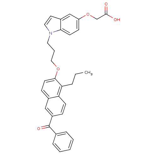 Chemical structure of BindingDB Monomer ID 50196245