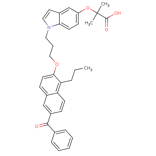 Chemical structure of BindingDB Monomer ID 50196246