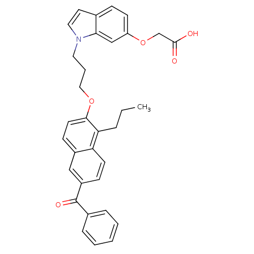 Chemical structure of BindingDB Monomer ID 50196247