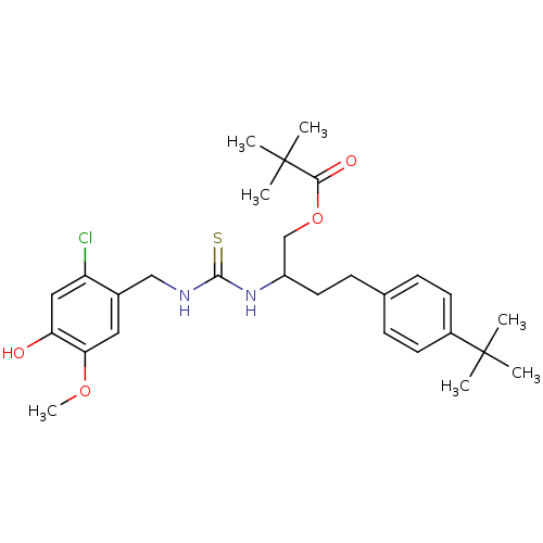 Chemical structure of BindingDB Monomer ID 50196329