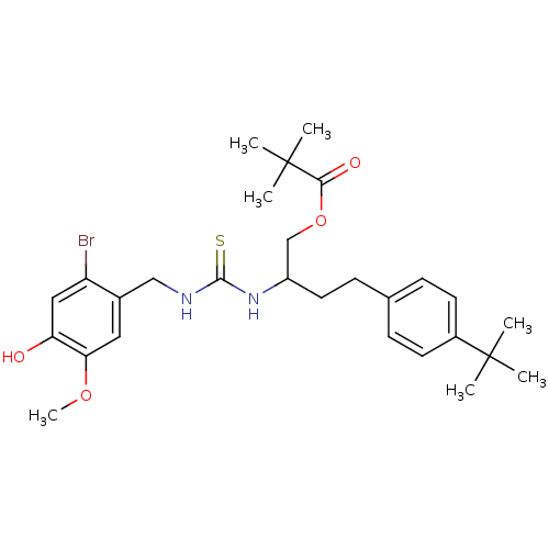 Chemical structure of BindingDB Monomer ID 50196331