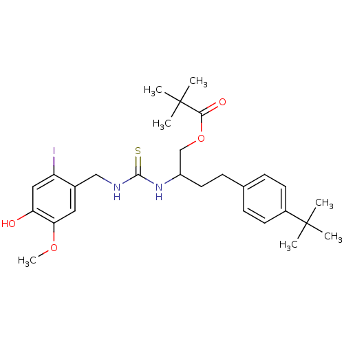 Chemical structure of BindingDB Monomer ID 50196342
