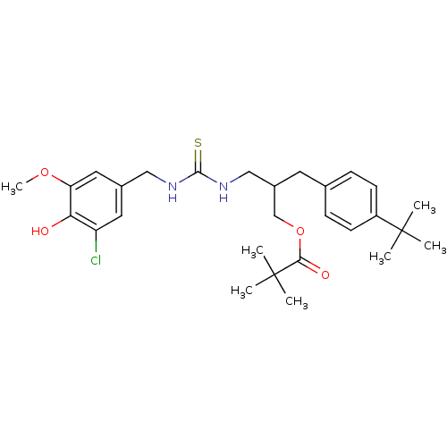 Chemical structure of BindingDB Monomer ID 50196352