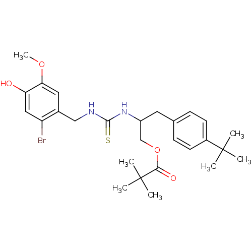 Chemical structure of BindingDB Monomer ID 50196361