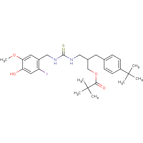 Chemical structure of BindingDB Monomer ID 50196365