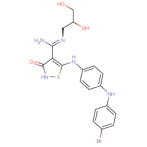 Chemical structure of BindingDB Monomer ID 50196383