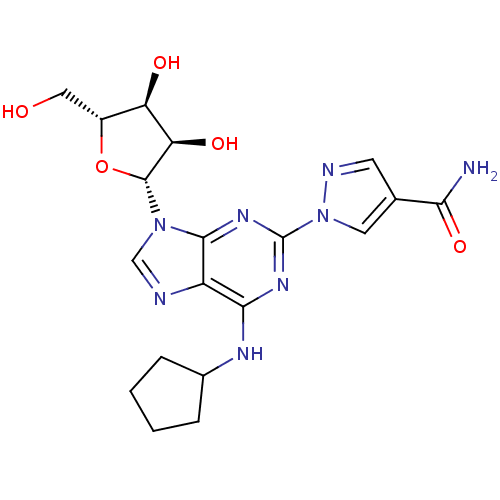 Chemical structure of BindingDB Monomer ID 50196557