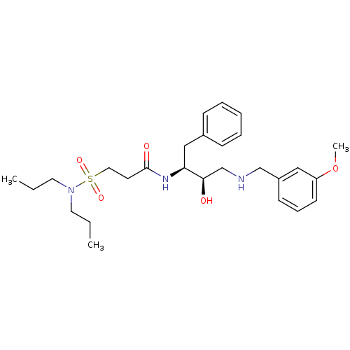Chemical structure of BindingDB Monomer ID 50196576
