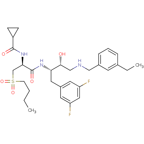 Chemical structure of BindingDB Monomer ID 50196731