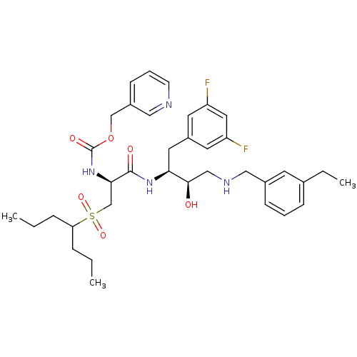 Chemical structure of BindingDB Monomer ID 50196733
