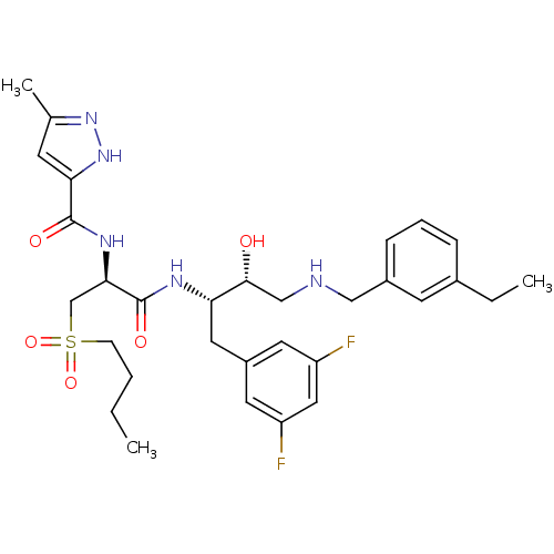 Chemical structure of BindingDB Monomer ID 50196734