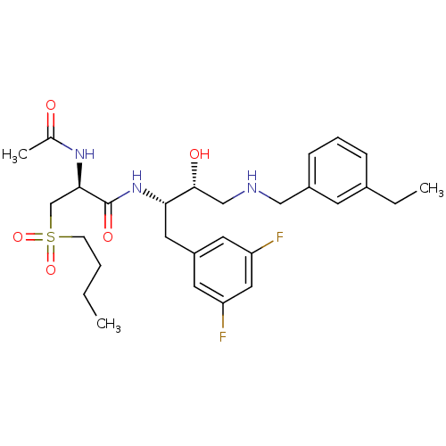 Chemical structure of BindingDB Monomer ID 50196741
