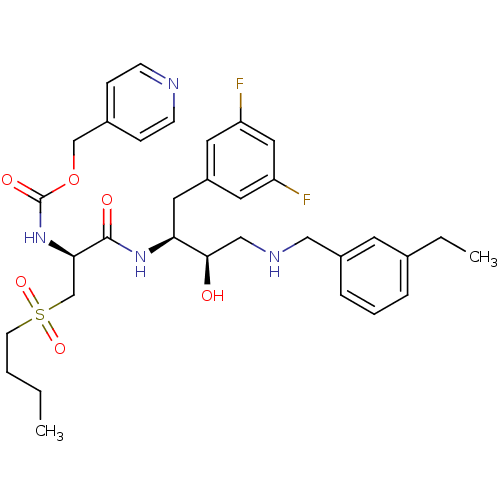 Chemical structure of BindingDB Monomer ID 50196743