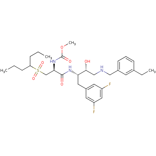 Chemical structure of BindingDB Monomer ID 50196745