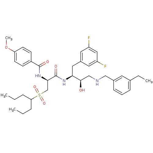 Chemical structure of BindingDB Monomer ID 50196746