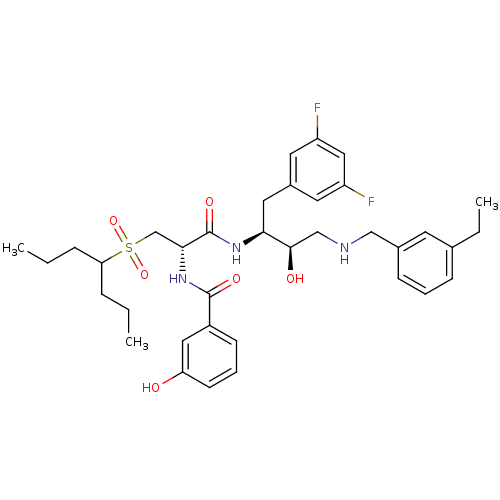 Chemical structure of BindingDB Monomer ID 50196747