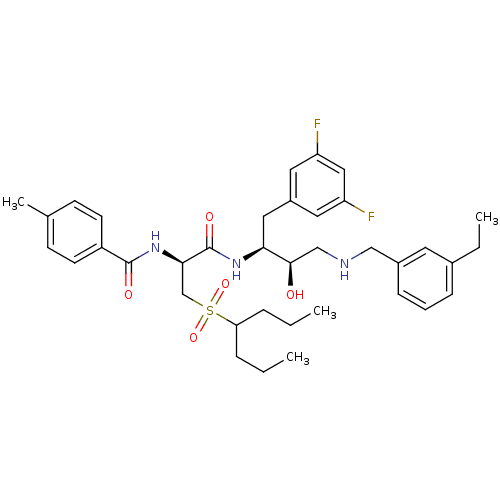 Chemical structure of BindingDB Monomer ID 50196752