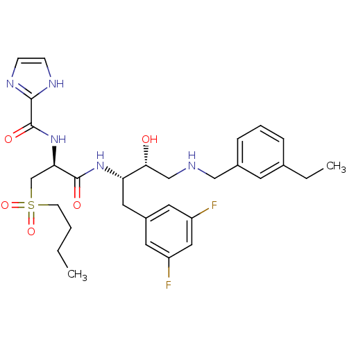 Chemical structure of BindingDB Monomer ID 50196757